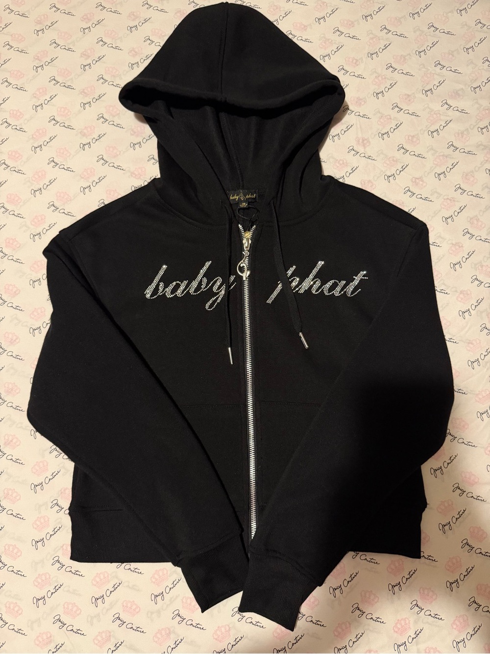 Baby Phat cropped zip-up hoodie 🖤✨